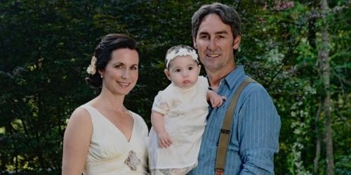 Wolfe along with his wife Jodi Faeth and daughter