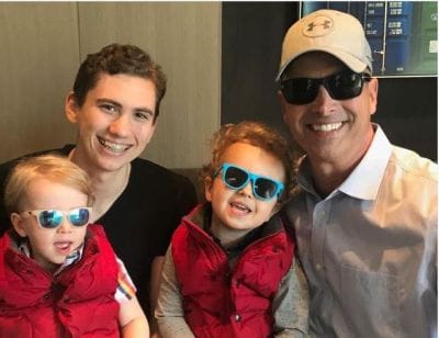 Husband of Erica Durance and her sons including a step-son (eldest)