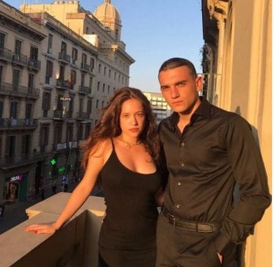 Gideon Adlon and her boyfriend Boris